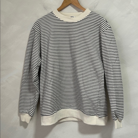 JIL SANDER PLUS LONG SLEEVE STRIPED BACK LOGO T-SHIRT medium - Picture 4 of 12